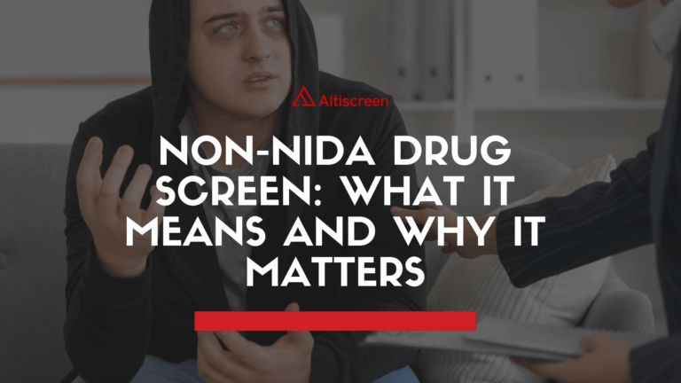 Non-NIDA Drug Screen
